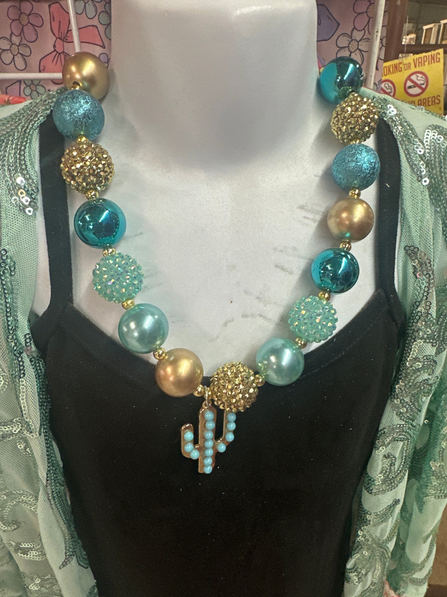 Cactus Bubble Necklace