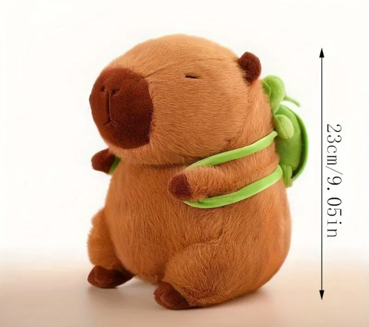 Plush Capybara/Turtle Backpack