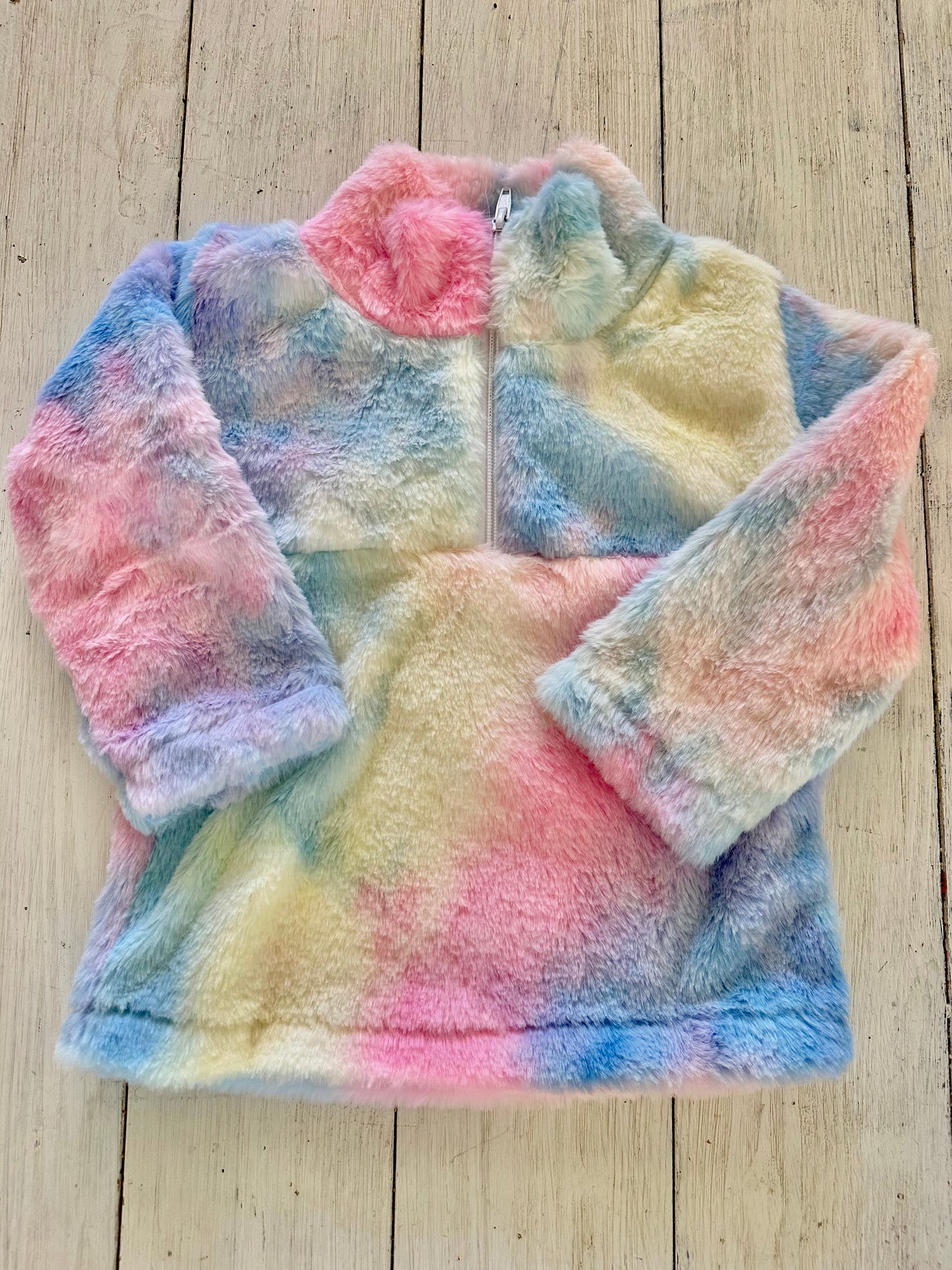 Plush Rainbow Sherpa