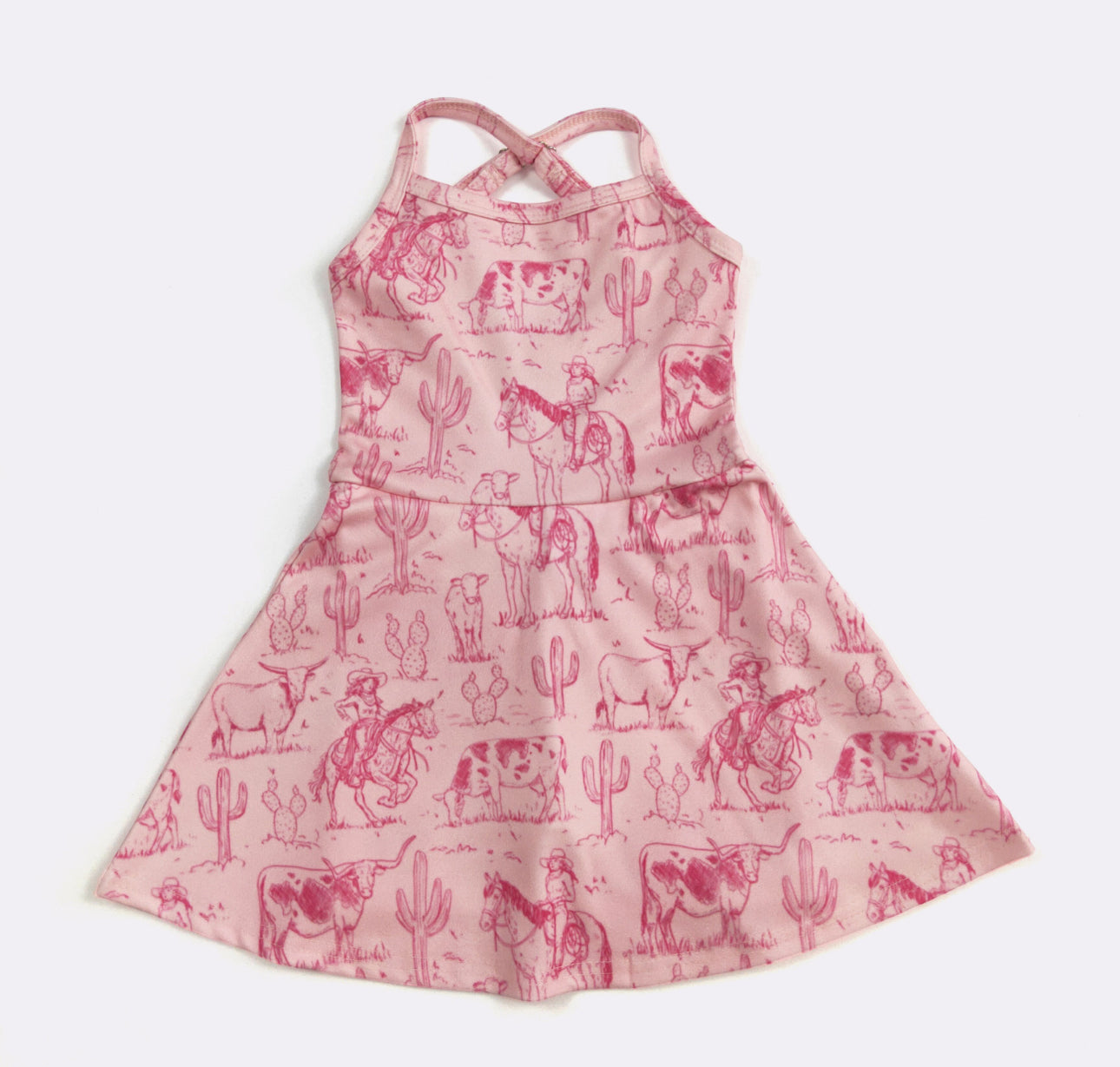 Pink Western Athleisure Dress