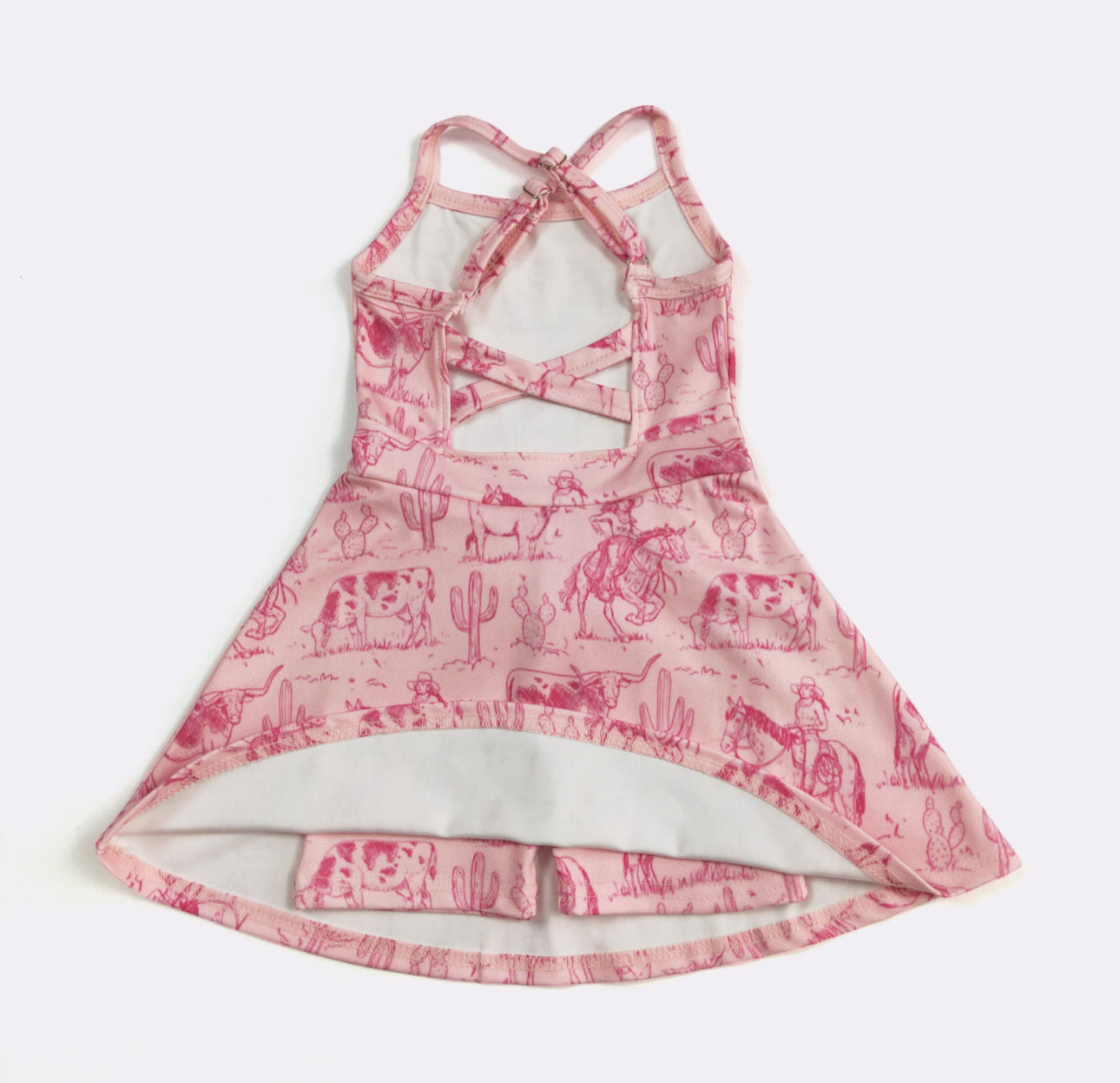 Pink Western Athleisure Dress