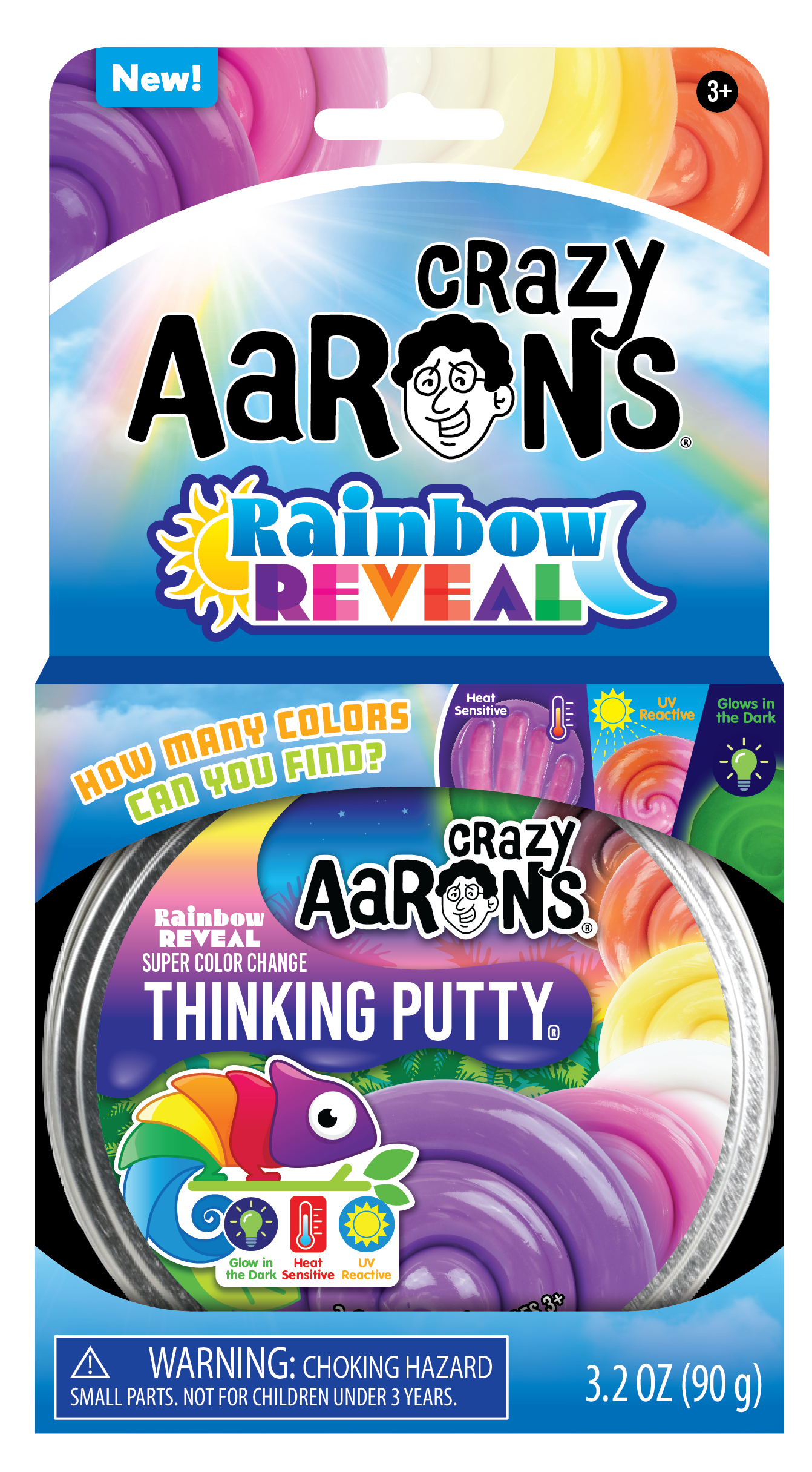 Crazy Aaron's Rainbow Reveal Thinking Putty