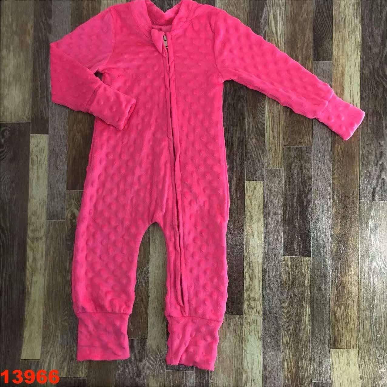 Pink Minky Onesie