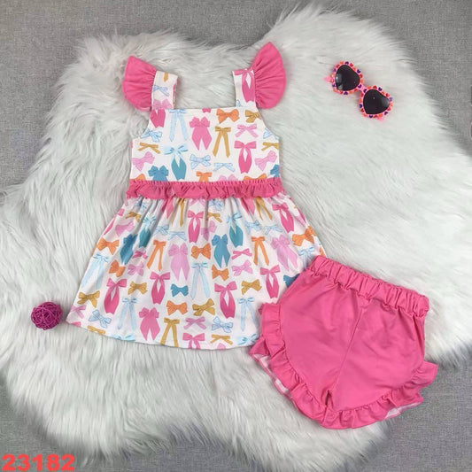 Bows & Ruffles Short Set