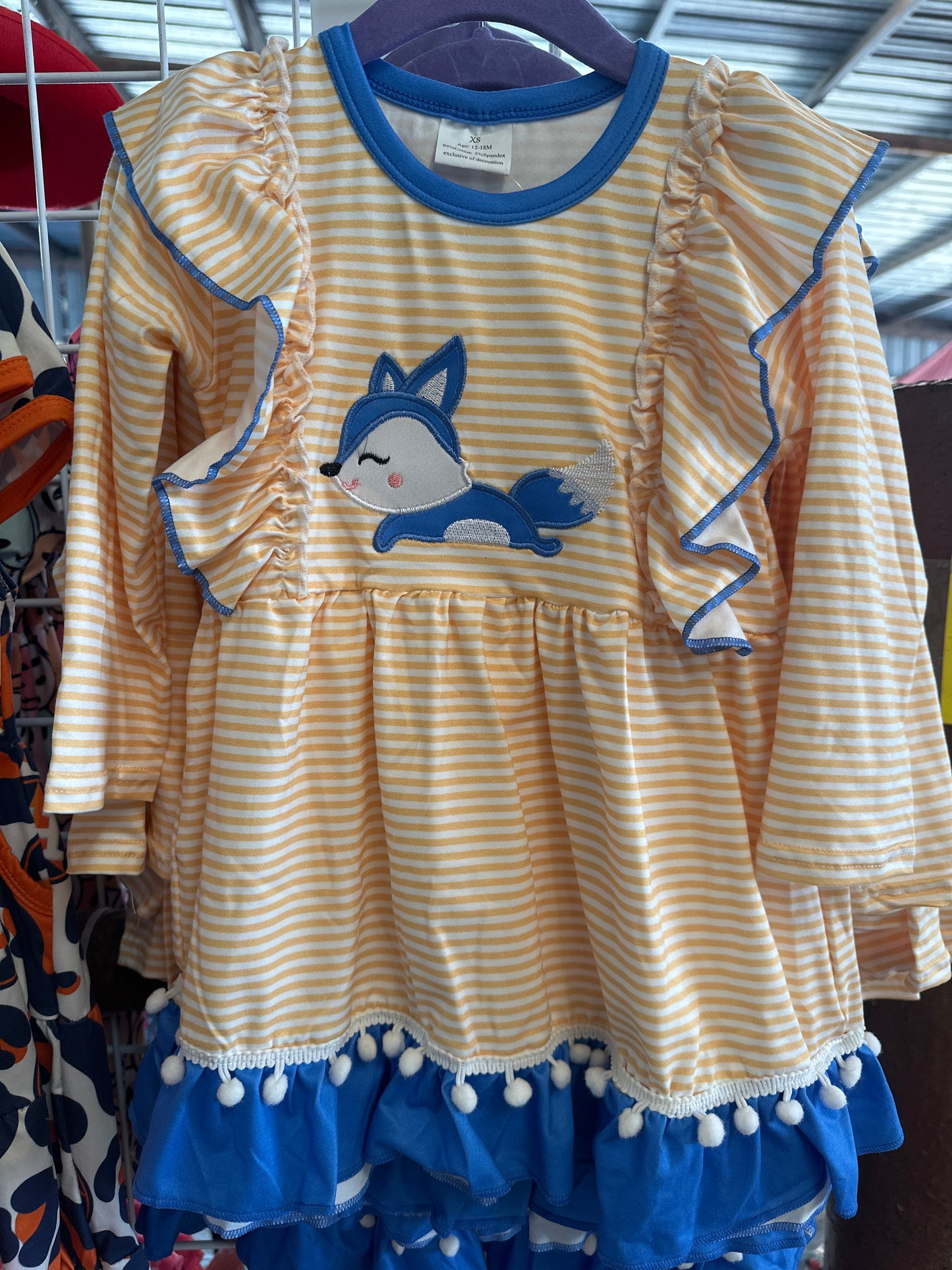 Fox Applique Dress