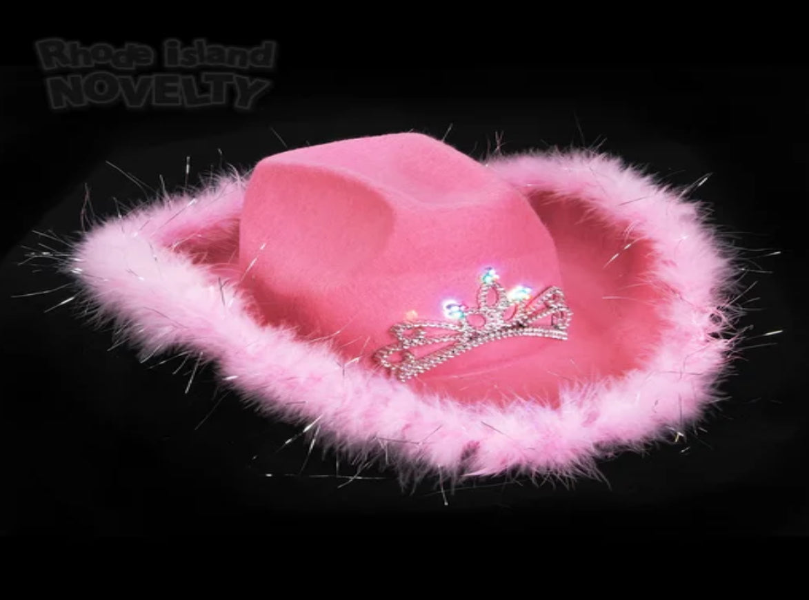 Light Up Tiara Cowgirl Hat