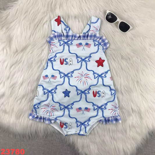 USA Bow Romper