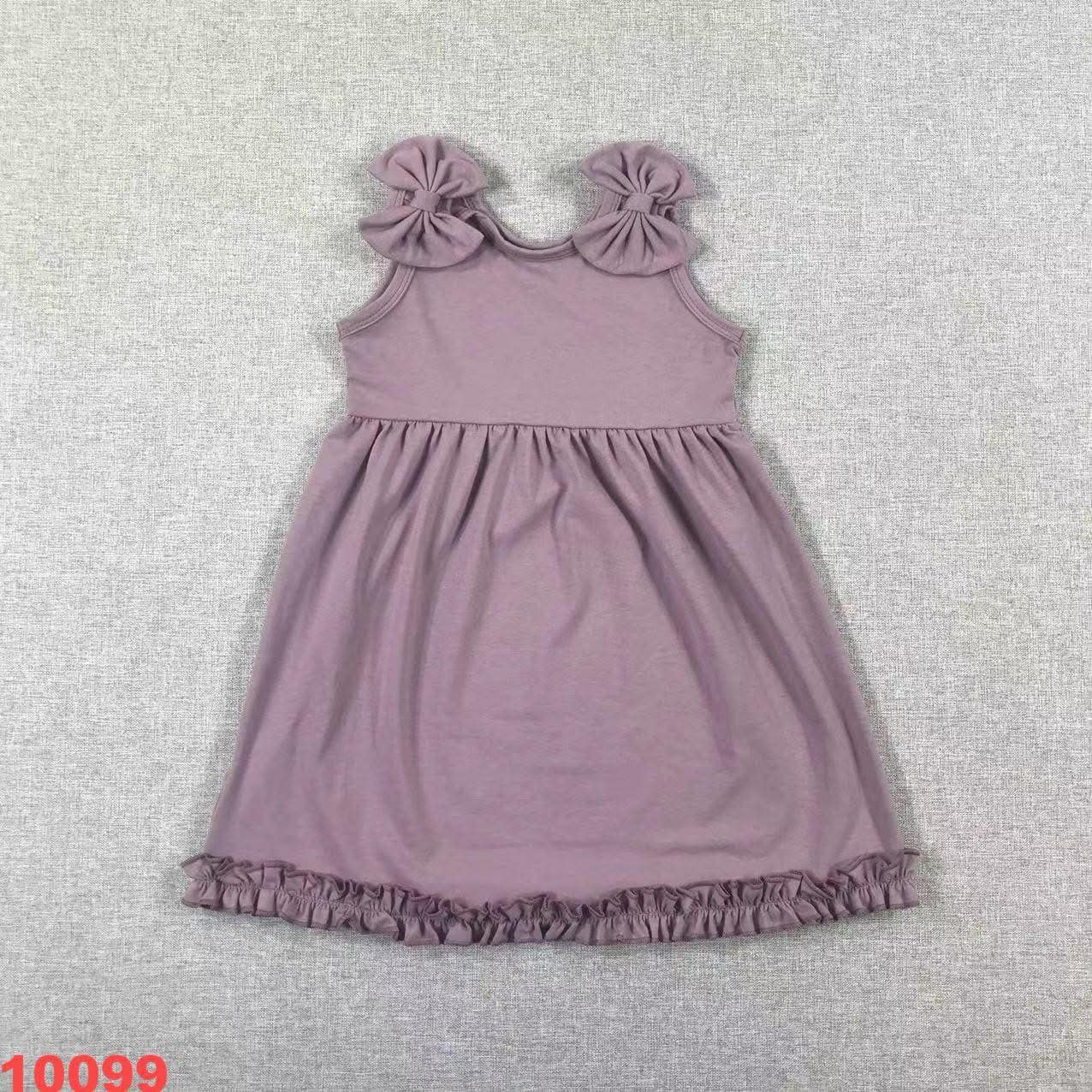 Plum Ruffles & Bows Dress