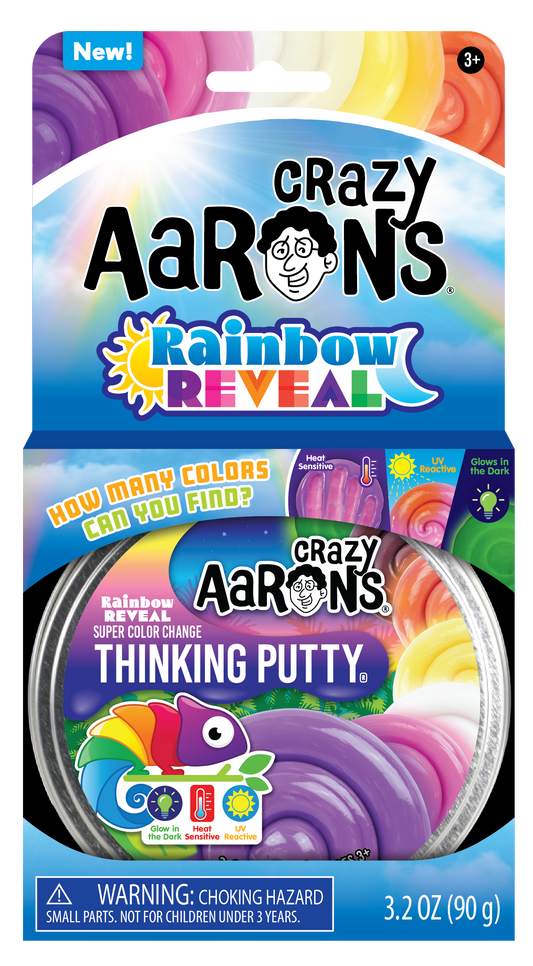 Crazy Aaron's Rainbow Reveal Thinking Putty